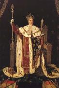 Jean Auguste Dominique Ingres Charles X in his Coronation Robes (mk04) Sweden oil painting artist